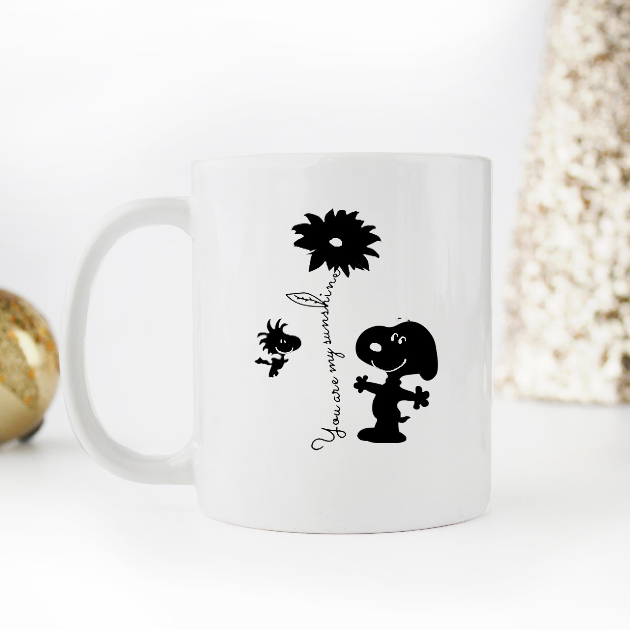 Skitongifts Funny Ceramic Novelty Coffee Mug You Are My Sunshine Sunflower For Teacher Ceramic Kqojnxs
