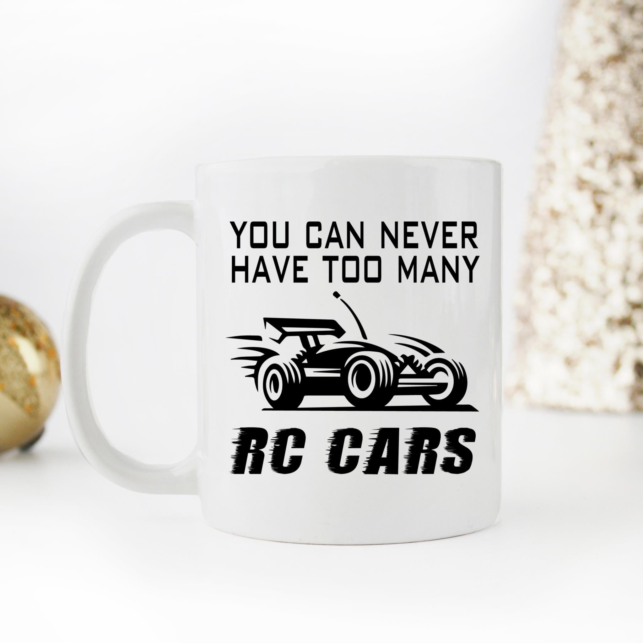 Skitongifts Funny Ceramic Novelty Coffee Mug You Can Never Have Too Many Rc Car cOsmtkm