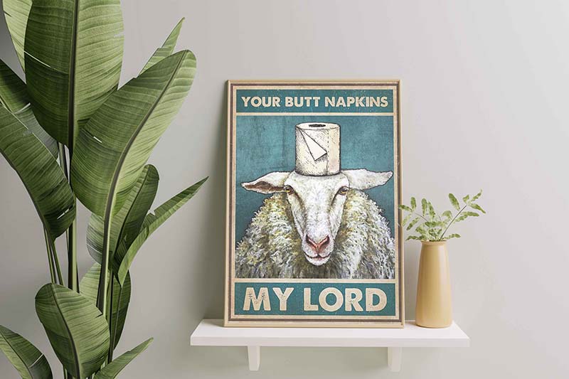 Your Butt Napkins My Lord Alpaca TT1609