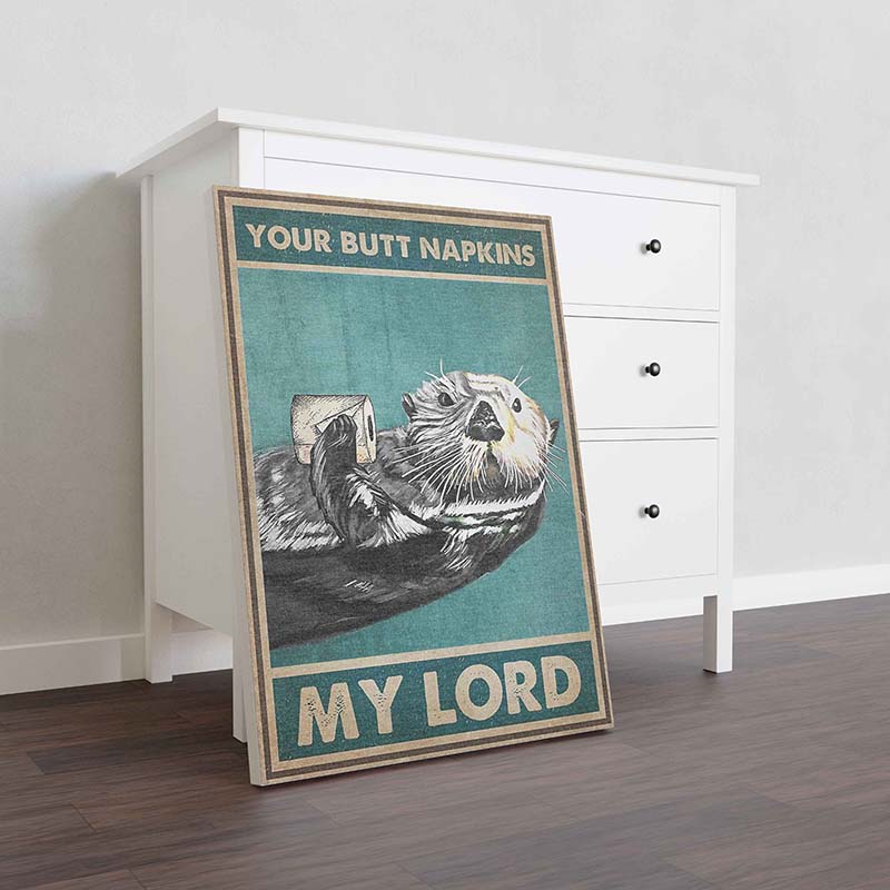Your Butt Napkins My Lord Otter TT1609
