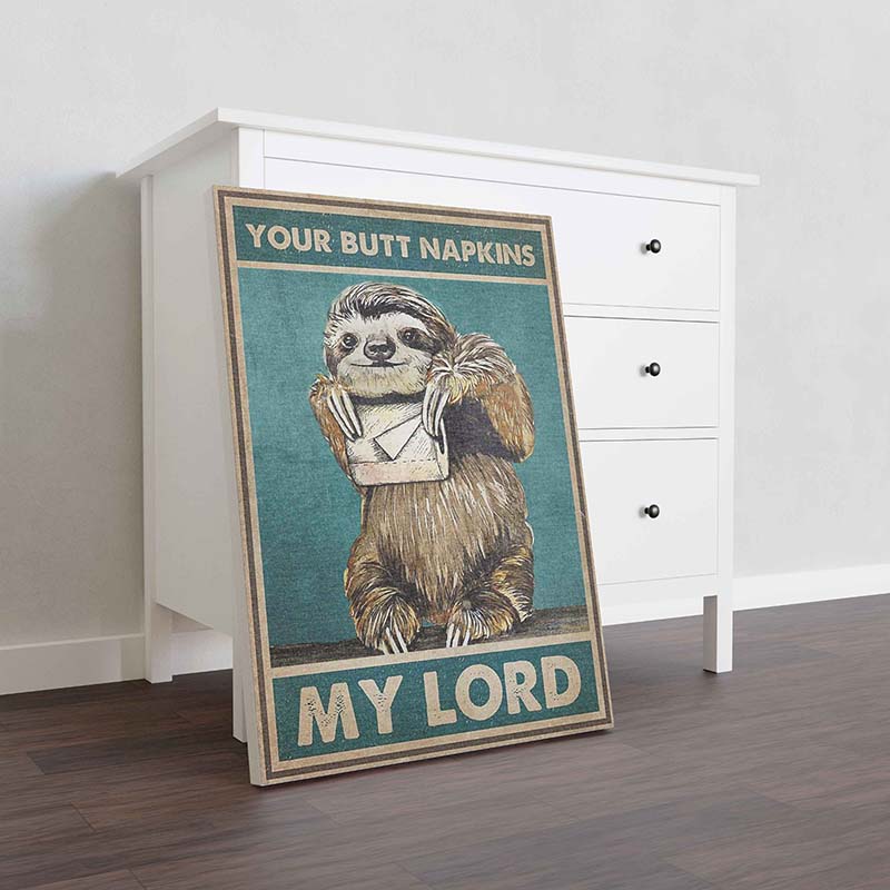 Your Butt Napkins My Lord Sloth Vertical TT1609