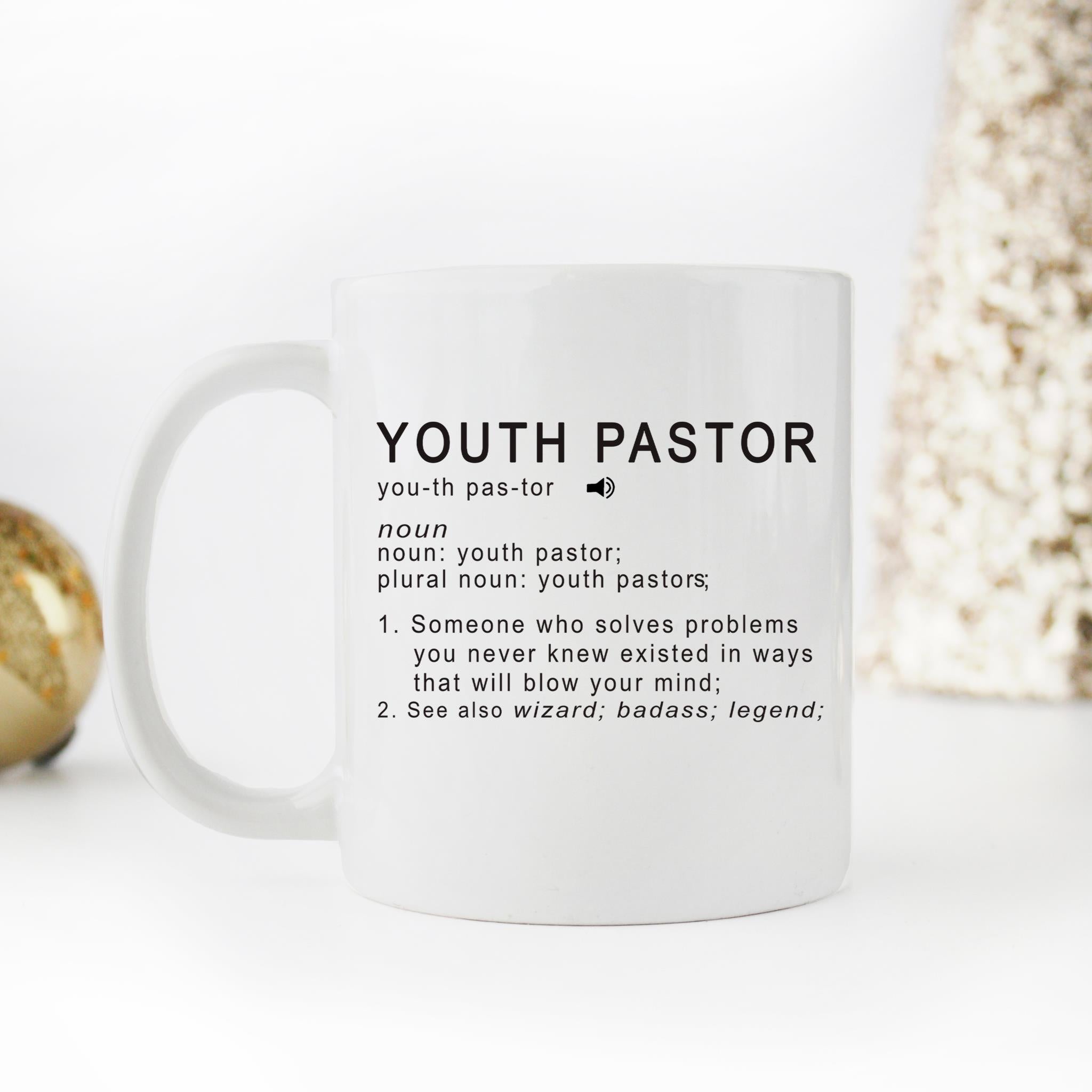 Skitongifts Funny Ceramic Novelty Coffee Mug Youth Pastor Appreciations Funny Definition Gag Christian Youth Ministrys o0XjXBU