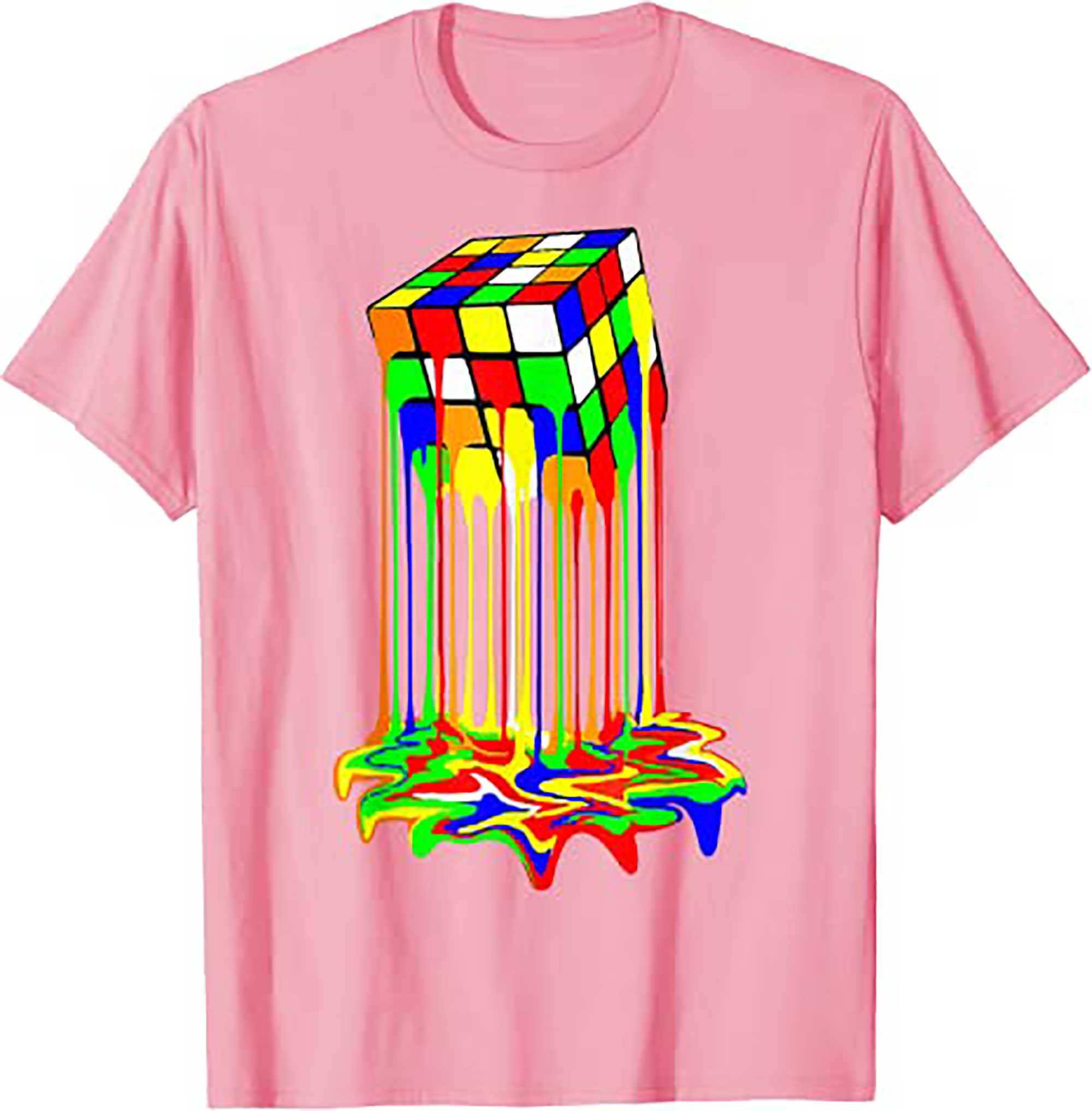 cube colorful awesome graphic T Shirt