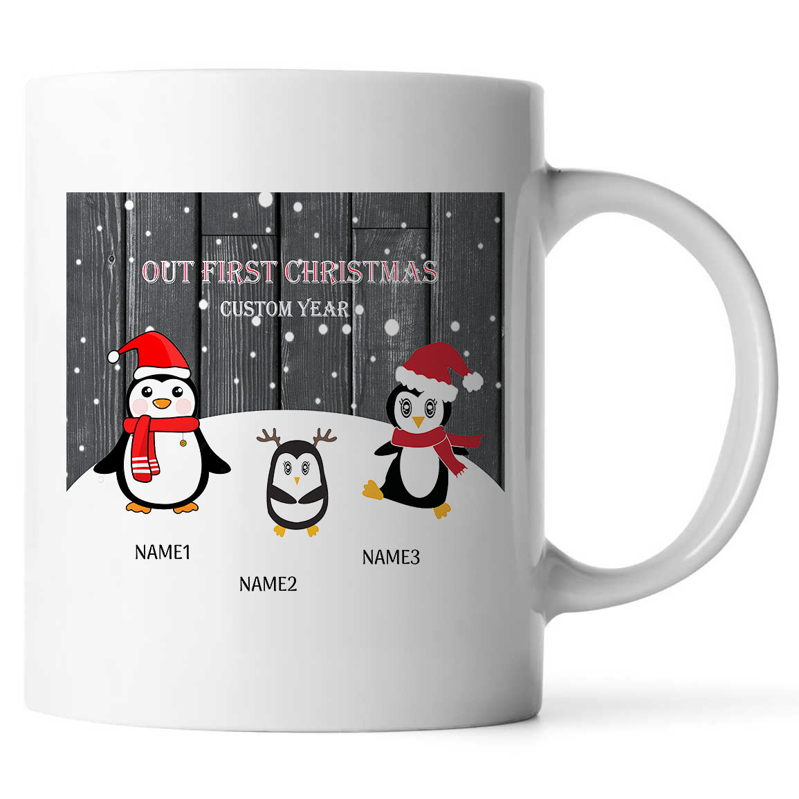 Our 1st Christmas- Personalized Christmas For Friends And Family Coffee Mug