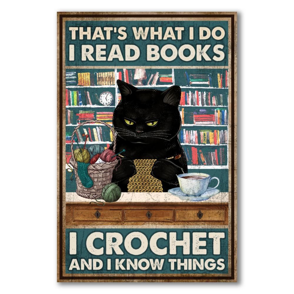I Read Books - I Crochet and I Know Things