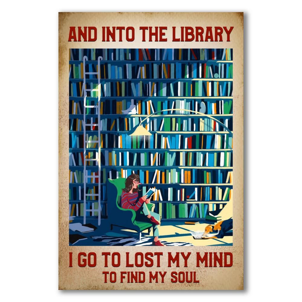 And into the Library - I go lost my mind to find my soul