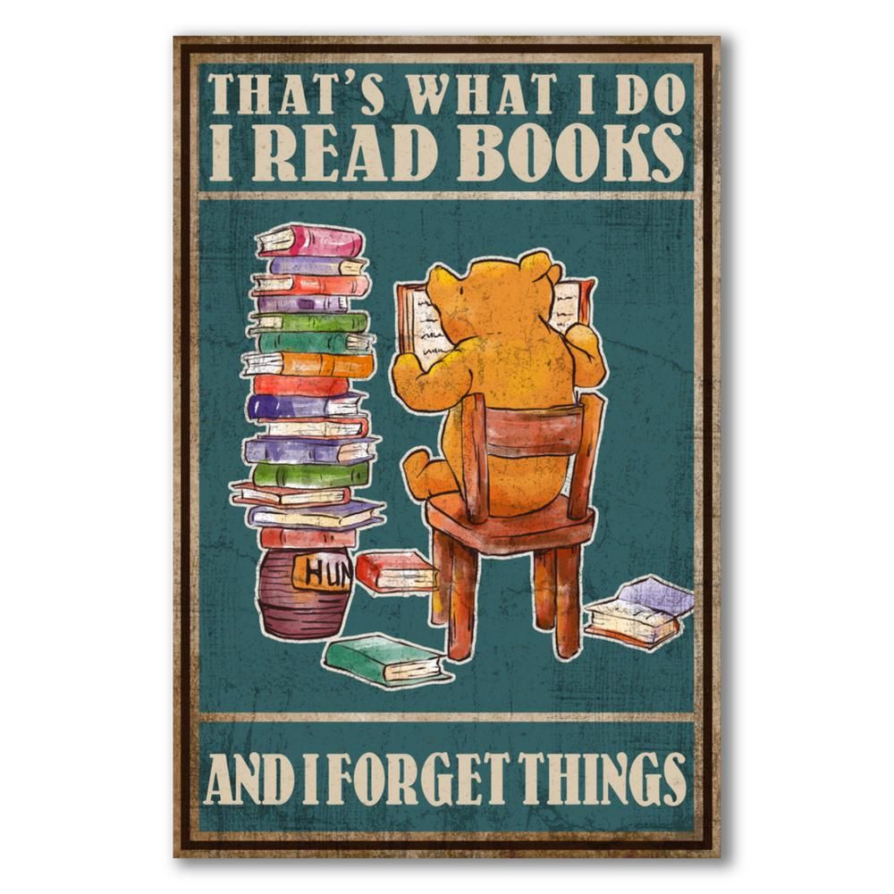 Poster - I Read Books and I Forget Things Best Seller