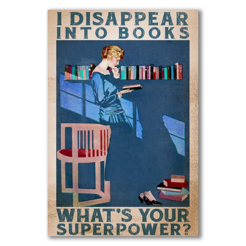 I disappear into books - What's your superpower ?