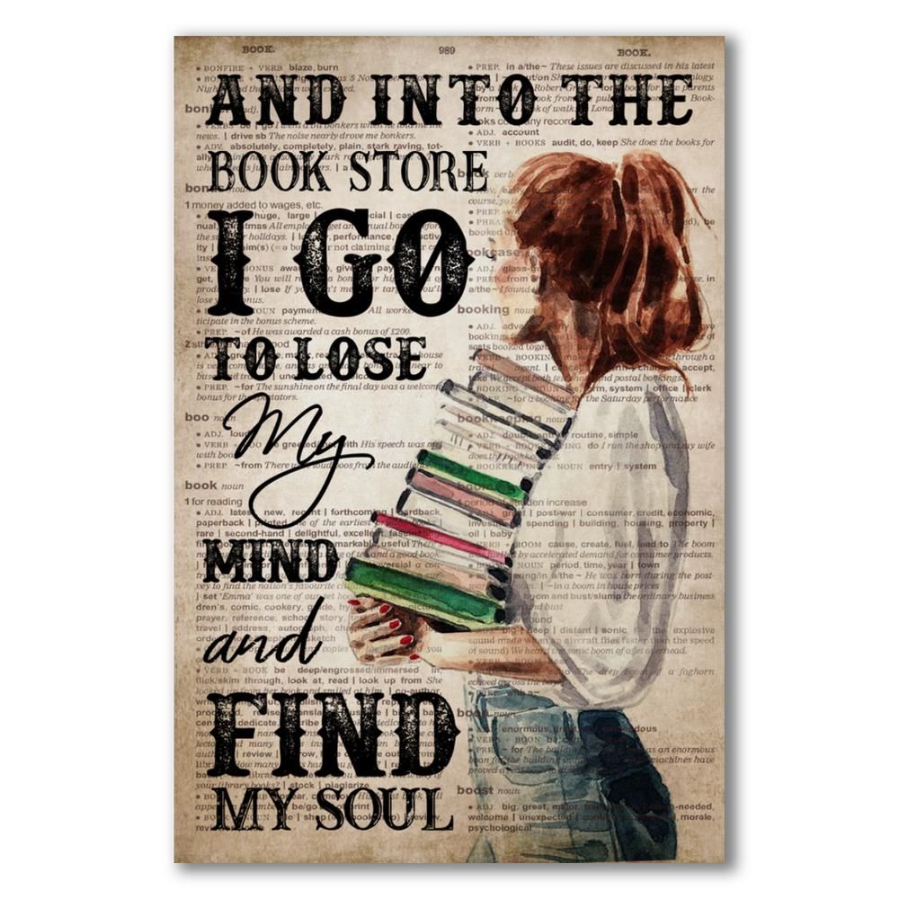 And into the Book Store I go to lose my mind and find my soul